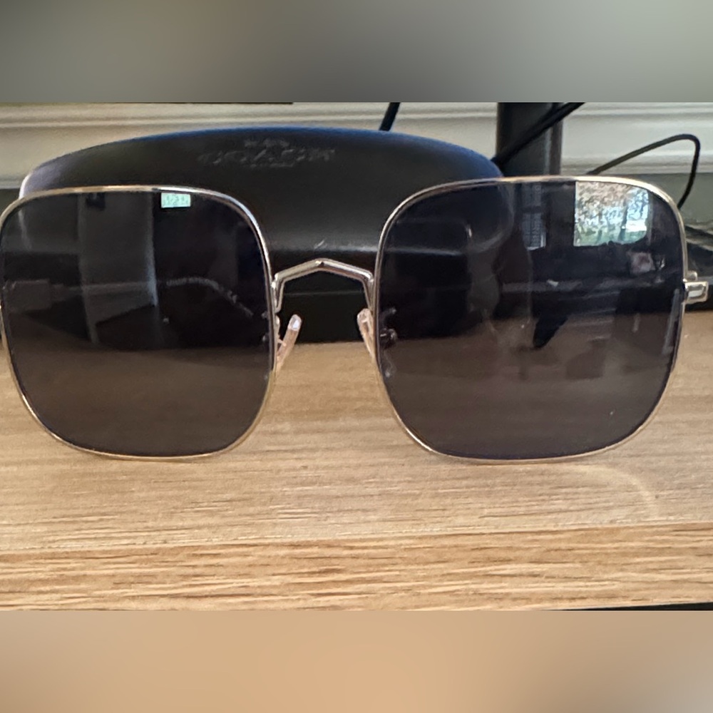 Coach Black and Silver Sunglasses - Picture 5 of 6